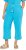 Ulla Popken Muslin Elastic Waist Culottes Blue - Vaqueros & Pantalones de Mujer Tallas Grandes – Plus Size - 