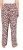 Ulla Popken Leopard Print Elastic Waist Pants White - Vaqueros & Pantalones de Mujer Tallas Grandes – Plus Size - 