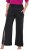 Ulla Popken Split Leg Uv Protective Pants Black - Vaqueros & Pantalones de Mujer Tallas Grandes – Plus Size - 