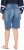 Ulla Popken Denim Wide Leg Elastic Waist Bermuda Shorts Blue Denim - Vaqueros & Pantalones de Mujer Tallas Grandes – Plus Size - 