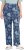 Ulla Popken Patchwork Paisley Elastic Waist Pants Blue - Vaqueros & Pantalones de Mujer Tallas Grandes – Plus Size - 