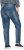 Ulla Popken Decorative Seam Stretch Fit Boyfriend Jeans Blue - Vaqueros & Pantalones de Mujer Tallas Grandes – Plus Size - 