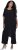 Ulla Popken Layered Chiffon Wrap Jumpsuit Grey - Vaqueros & Pantalones de Mujer Tallas Grandes – Plus Size - 