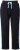 Ulla Popken Side Stripe Elastic Waist Joggers Black - Vaqueros & Pantalones de Mujer Tallas Grandes – Plus Size - 