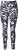 Ulla Popken Quick Drying Botanical Print Sport Leggings Black - Vaqueros & Pantalones de Mujer Tallas Grandes – Plus Size - 