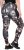 Ulla Popken Abstract Print Quick Dry Sports Leggings Black - Vaqueros & Pantalones de Mujer Tallas Grandes – Plus Size - 
