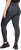 Ulla Popken Quick Drying Leopard Print Sport Leggings Black - Vaqueros & Pantalones de Mujer Tallas Grandes – Plus Size - 