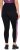 Ulla Popken Quick Drying Botanical Print Sport Leggings Black - Vaqueros & Pantalones de Mujer Tallas Grandes – Plus Size - 
