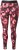 Ulla Popken Abstract Flower Print Performance Leggings Red - Vaqueros & Pantalones de Mujer Tallas Grandes – Plus Size - 