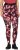 Ulla Popken Abstract Flower Print Performance Leggings Red - Vaqueros & Pantalones de Mujer Tallas Grandes – Plus Size - 