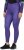 Ulla Popken Neon Zebra Print Performance Leggings Purple - Vaqueros & Pantalones de Mujer Tallas Grandes – Plus Size - 