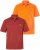 JP1880 Polo Shirts 2-pack Piqué Red Orange - Polos - Polos 2XL-8XL