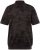JP1880 Pique with All-over Print Polo Shirt TALL Black - TALL polos - Polos TALL para hombres altos