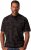 JP1880 Pique with All-over Print Polo Shirt TALL Black - TALL polos - Polos TALL para hombres altos