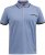 D555 Talbot Pique with Jacquard Collar Polo Shirt Blue - Polos - Polos 2XL-8XL