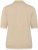 Kaffe Curve Lizzy Contrast Knitted Polo Feather Grey Melange - Polos - 