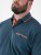 D555 Harvey Pique with Jacquard Collar & Cuffs Polo Teal - Polos - Polos 2XL-8XL