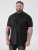 D555 Murphy Jacquard Collar And Cuff With Chest Pocket Polo Black - Polos - Polos 2XL-8XL