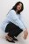 Kaffe Curve Lini Knit Jersey Celestial Blue - Sudaderas y hoodies - 