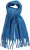 Ulla Popken Trendy Boucle Yarn Fringe Knit Scarf Teal Blue - Accesorios - 