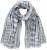 Ulla Popken Striped Statement Scarf Grey - Accesorios - 