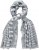 Ulla Popken Striped Statement Scarf Grey - Accesorios - 