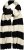 Ulla Popken Ribbed Striped Scarf Snow White - Accesorios - 