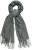 Ulla Popken Fringed Scarf Graphite Grey - Accesorios - 