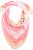 Ulla Popken Square Tie Dye Scarf Light Pink - Accesorios - 