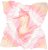 Ulla Popken Square Tie Dye Scarf Light Pink - Accesorios - 