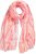 Ulla Popken Tie Dye Striped Scarf Magenta Pink - Accesorios - 