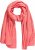 Ulla Popken Muslin Scarf Dark Coral - Accesorios - 