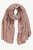 Ulla Popken Heather Knit Wool Blend Scarf Dark Pink - Accesorios - 