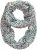 Ulla Popken Ditsy Floral Infinity Scarf Off-White - Accesorios - 