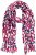 Ulla Popken Geometric Print Scarf Dark Red - Accesorios - 