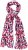 Ulla Popken Geometric Print Scarf Dark Red - Accesorios - 