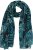 Ulla Popken Leaf Dot Scarf Navy - Accesorios - 