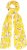 Ulla Popken Lemon Print Scarf Sun Yellow - Accesorios - 