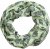 Ulla Popken Leaf Print Infinity Scarf Pistachio - Accesorios - 