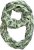 Ulla Popken Leaf Print Infinity Scarf Pistachio - Accesorios - 