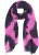 Ulla Popken Two Tone Fringed Hem Scarf Bold Pink - Accesorios - 