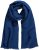 Ulla Popken Pleated Lightweight Scarf Dark Blue - Accesorios - 