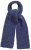 Ulla Popken Marled Mix Yarn Wool Blend Scarf Deep Aqua - Accesorios - 