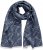 Ulla Popken Smyle Reversible Scarf Navy - Accesorios - 