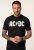 JP1880 AC/DC Classic Logo Band T-Shirt Black - Camisetas - Camisetas - 2XL-14XL