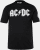 JP1880 AC/DC Classic Logo Band T-Shirt Black - Camisetas - Camisetas - 2XL-14XL
