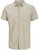 Jack & Jones Breeze Linen Blend Short Sleeve Shirt Beige - Camisas - Camisas 2XL-10XL