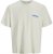 Jack & Jones Fold Crew Neck T-Shirt Antique White - Camisetas - Camisetas - 2XL-14XL
