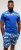 Kam Jeans 5002 Palm Tree Panel Tee And Short Set Electric Blue - Camisetas - Camisetas - 2XL-14XL