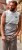 Kam Jeans 5764 Palm Springs Vest Sleeveless T-Shirt Griffin Grey - Camisetas - Camisetas - 2XL-14XL